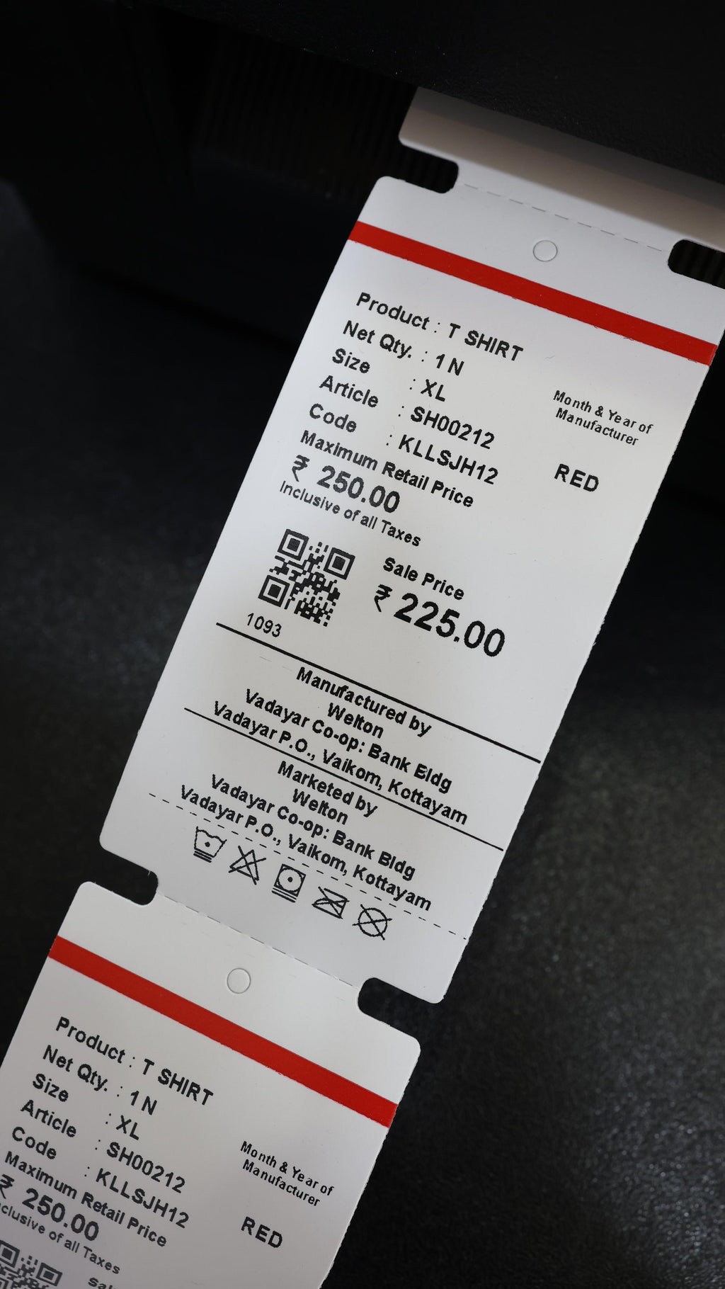 GARMENT TAG