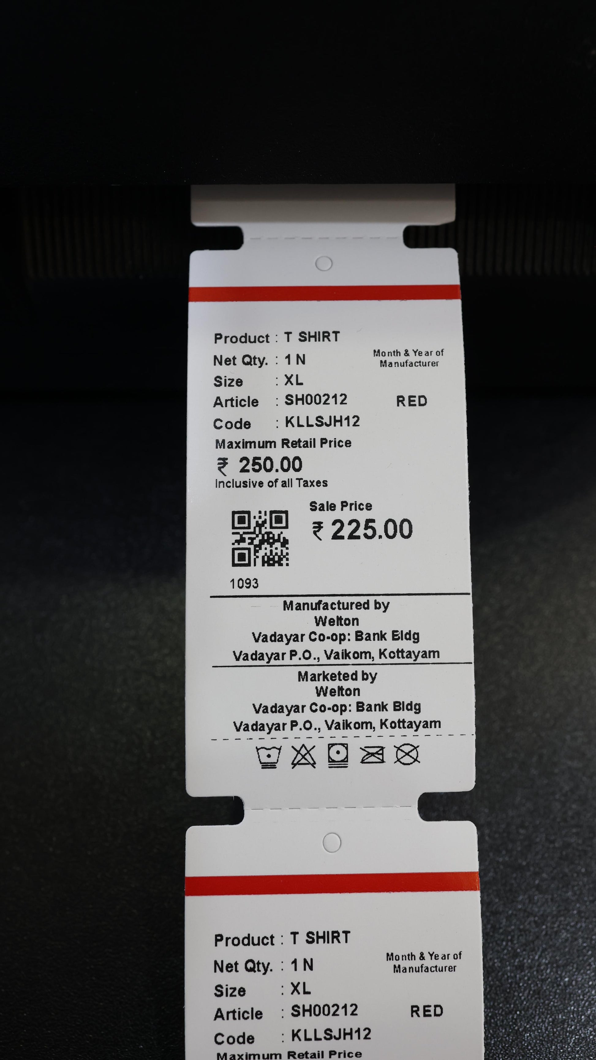 GARMENT TAG