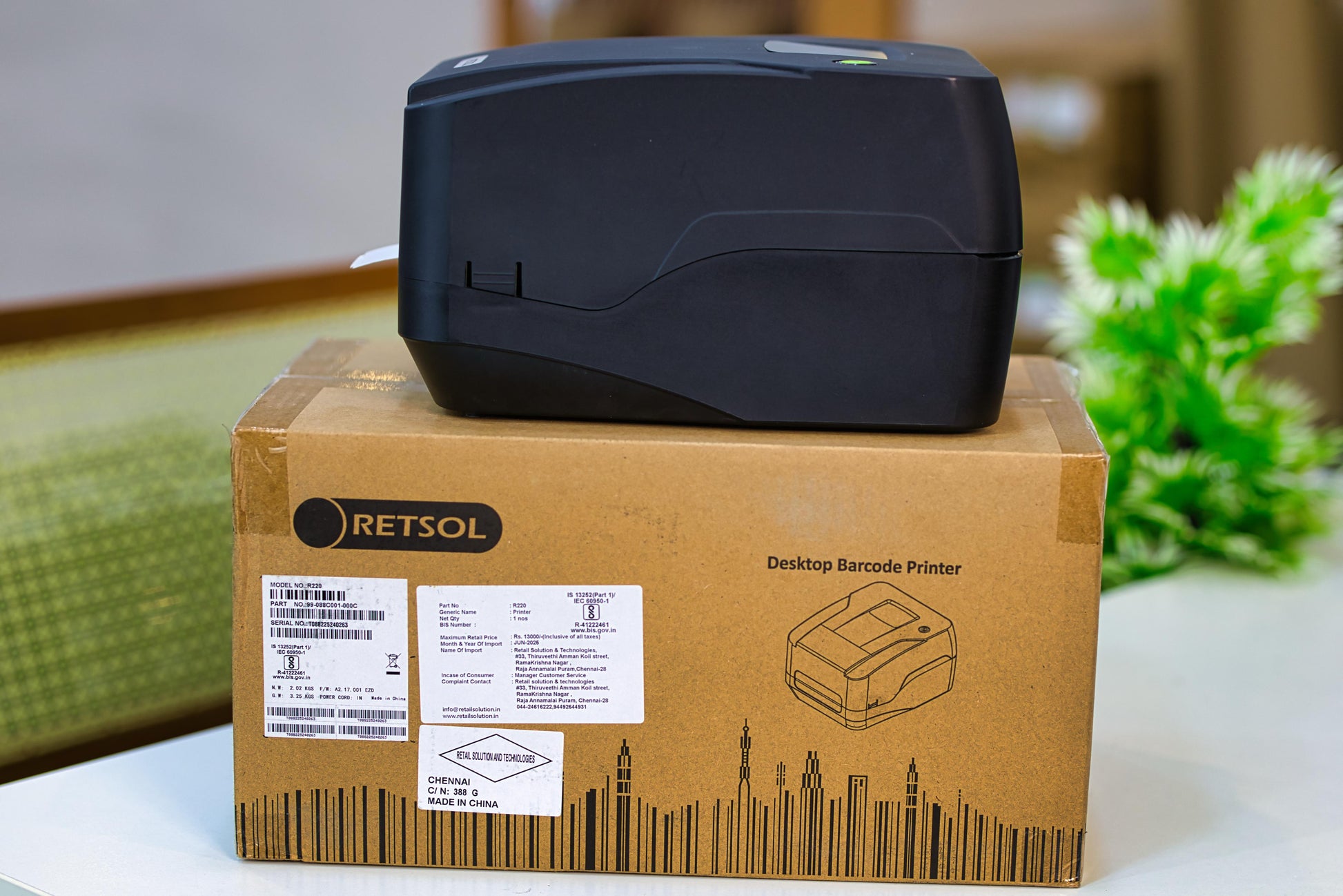 RETSOL BARCODE PRINTER