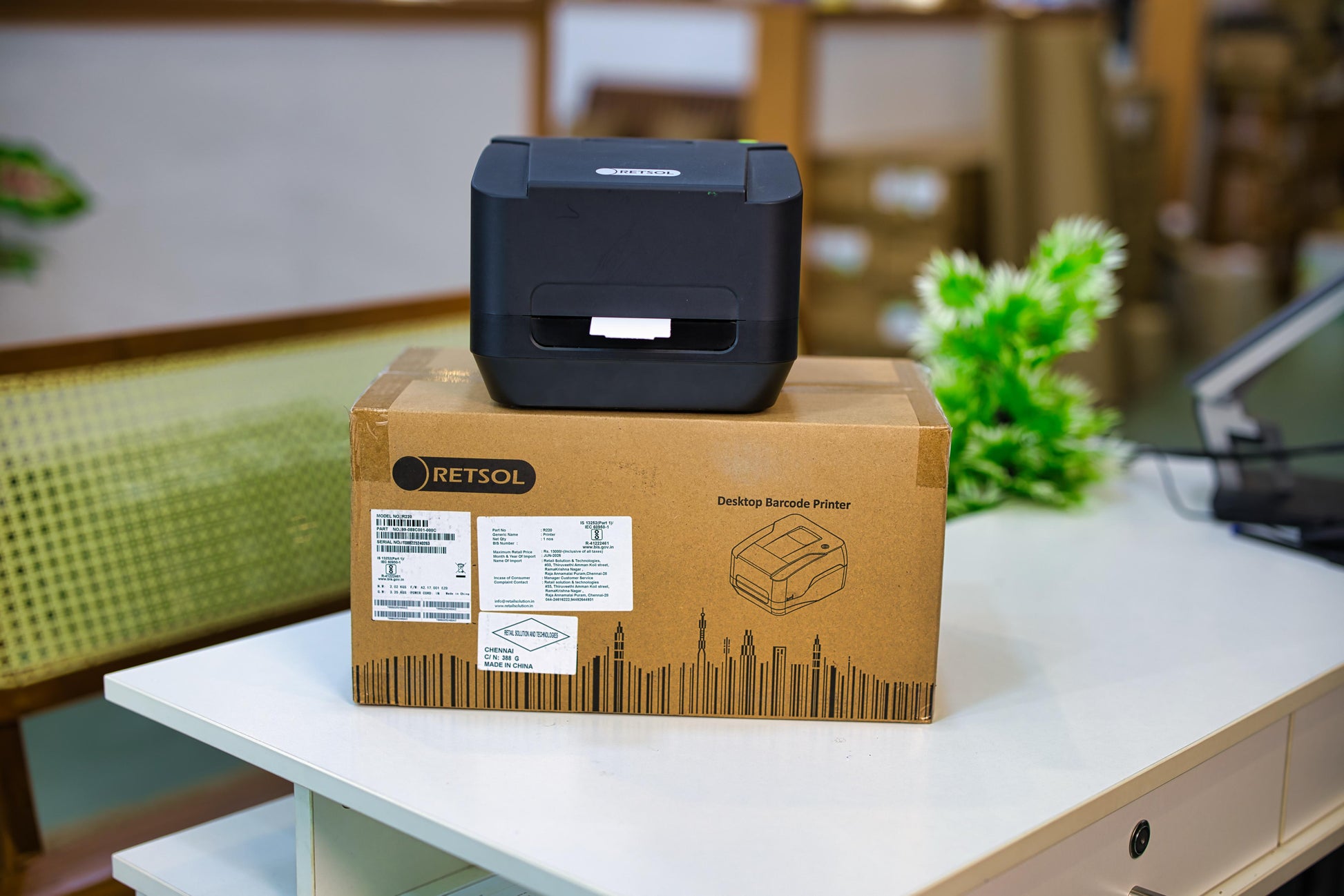 RETSOL BARCODE PRINTER